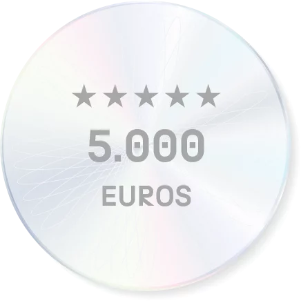 Cienco Mil euros Stiker